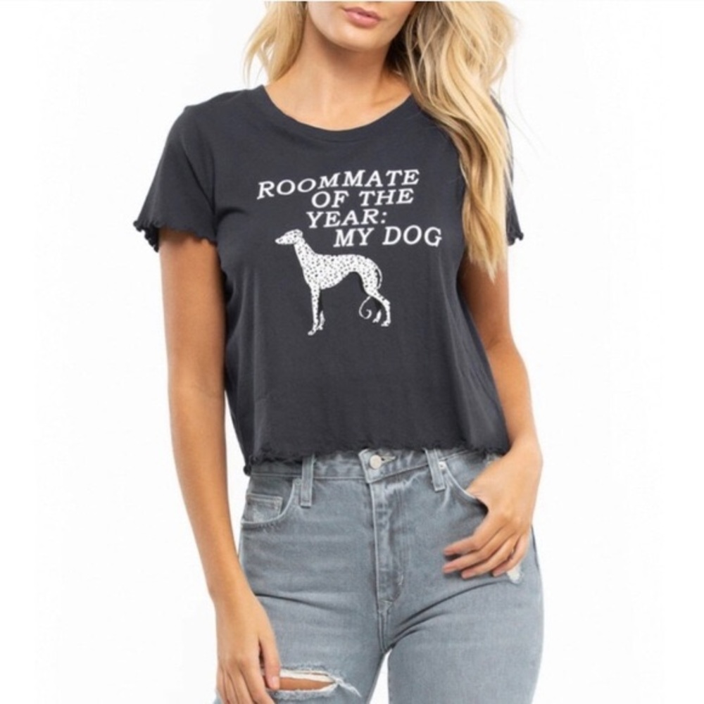 Wildfox Roommate Of The Year Keke Tee Short Sleeve T-Shirt NWT